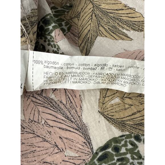 ZARA Men's Safari Print Shirt Relaxed Fit Large - Picture 6 of 7